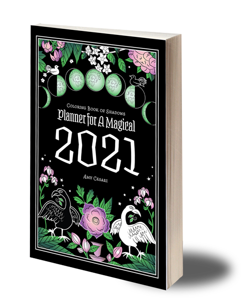 Planner For A Magical 2021 Coloring Book Of Shadows