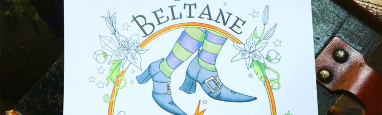 Celebrating Beltane - Coloring Book of Shadows