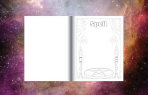 Book of Spells Coloring Book