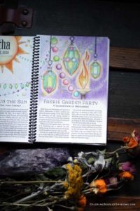 June Correspondences and Litha Spells - Coloring Book of Shadows