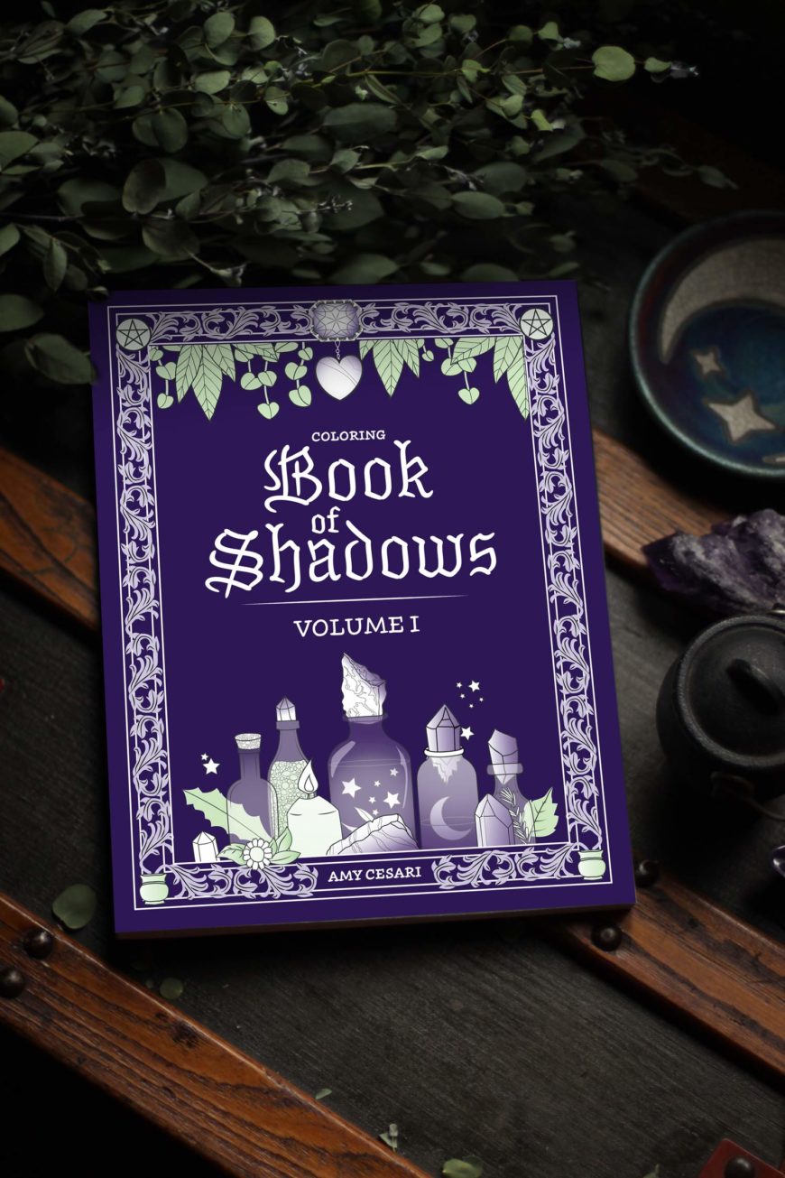 "Coloring Book of Shadows" gets a new cover! Coloring Book of Shadows