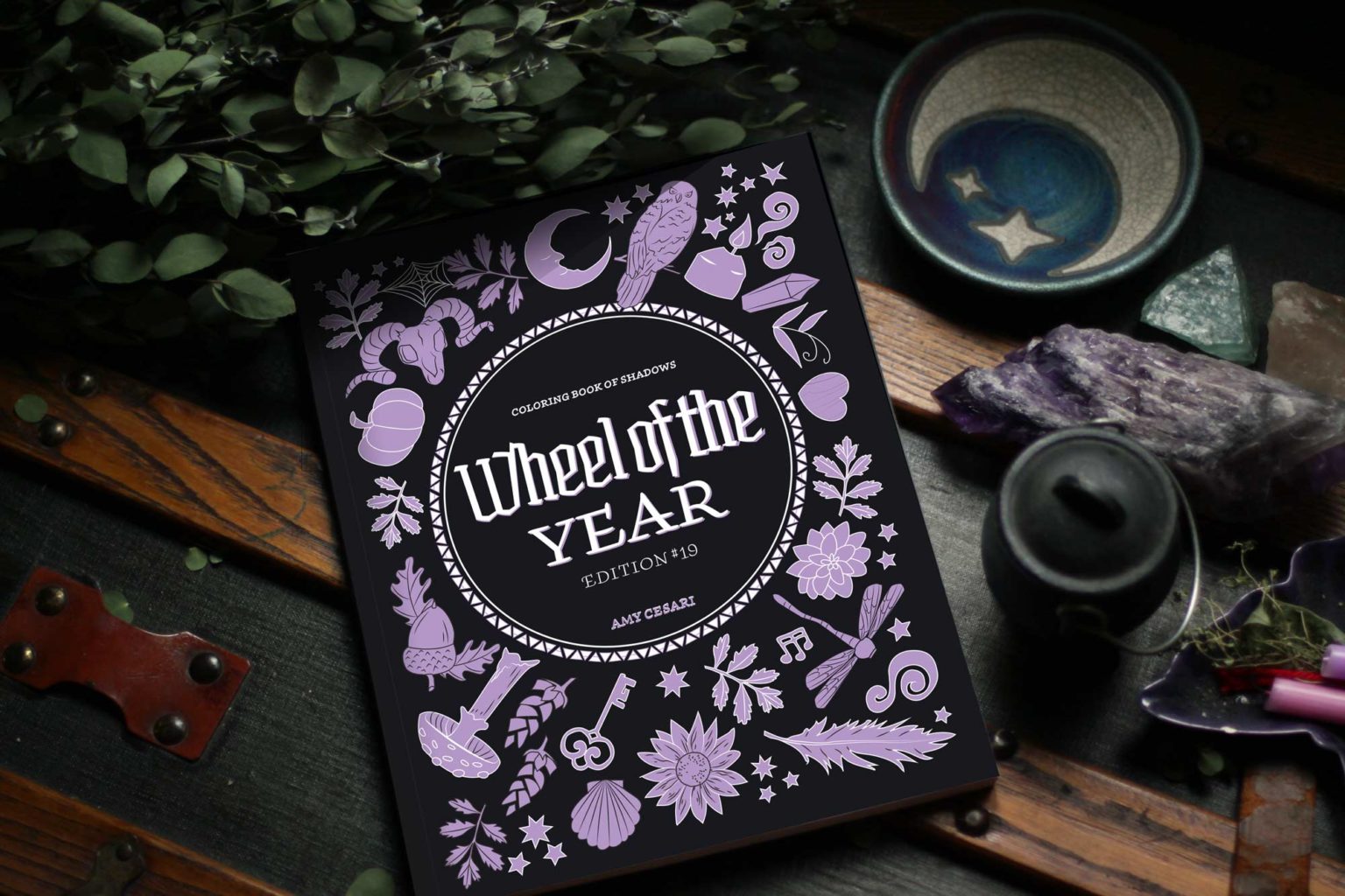Planner for a Magical 2018 - Coloring Book of Shadows