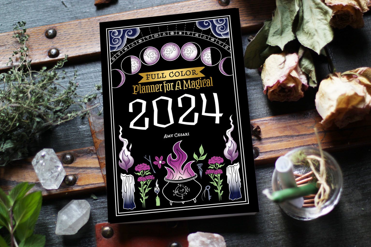 FULL COLOR PLANNER FOR A MAGICAL 2024 Coloring Book Of Shadows   2024 COLOR COVER H 1536x1024 